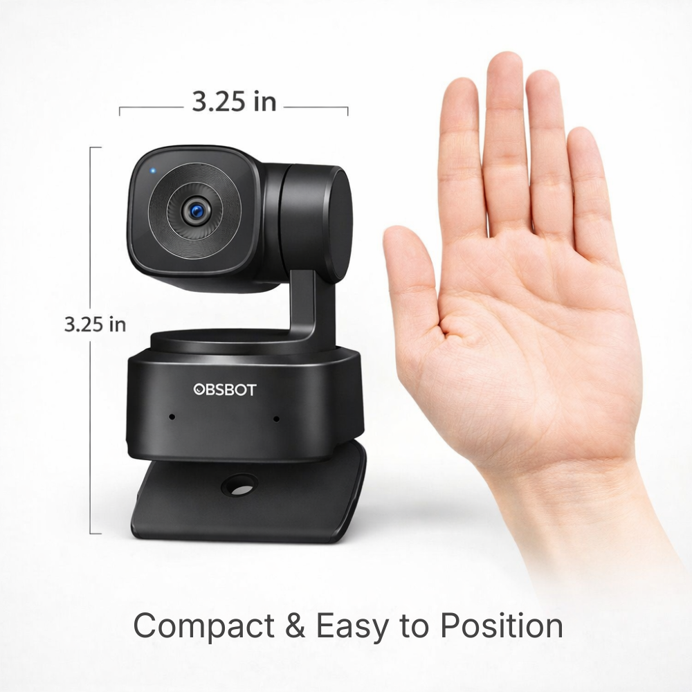 OBSBOT Tiny SE: Professional AI-Tracking Webcam That Follows Your Every Move—At a Price That Won't Break Your Budget