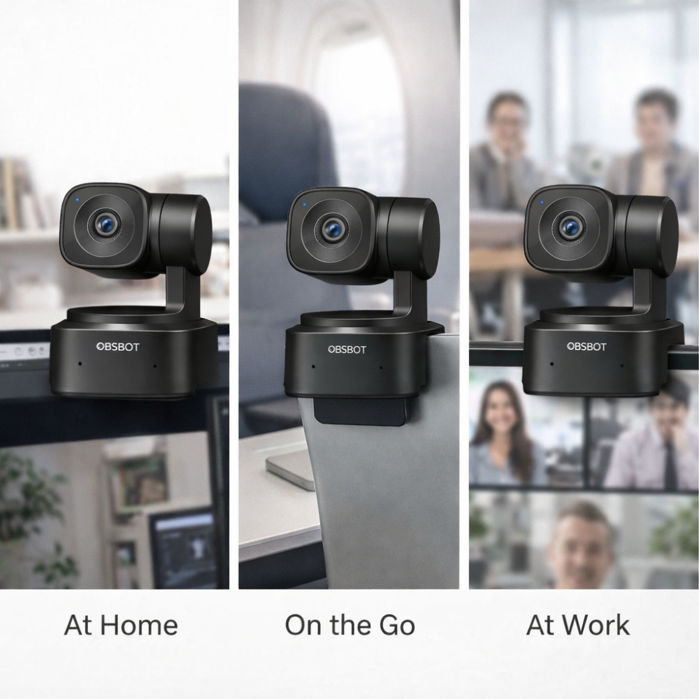 OBSBOT Tiny SE: Professional AI-Tracking Webcam That Follows Your Every Move—At a Price That Won't Break Your Budget