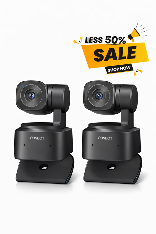 OBSBOT Tiny SE: Professional AI-Tracking Webcam That Follows Your Every Move—At a Price That Won't Break Your Budget