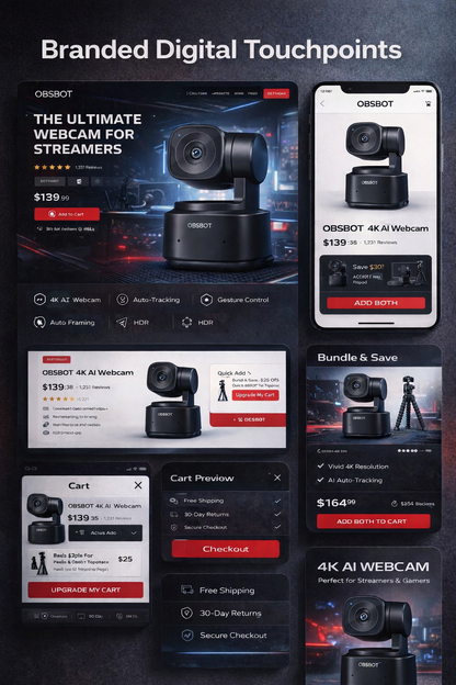 OBSBOT Tiny SE: Professional AI-Tracking Webcam That Follows Your Every Move—At a Price That Won't Break Your Budget